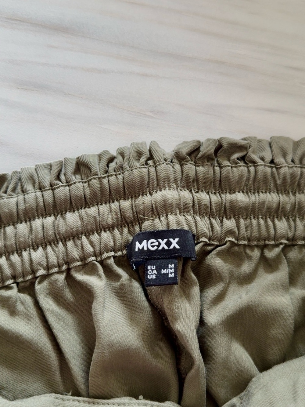GREEN TWILL DRAWSTRING PANT SIZE M - Picture 9 of 11